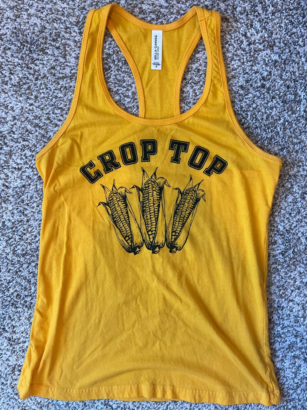 Women’s M Corn / Farm Tank “Crop Top”